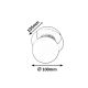 Rabalux Kupatilska rasveta Becca G9 1X MAX 28W hrom (2110) - 2110-1
