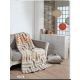 DEKOR DOM Ćebe Eco blanket 150x200cm - 21132c, bež/narandžasta - 021955