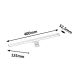 Rabalux Kupatilska rasveta Levon LED 8W hrom (2114) - 2114-1
