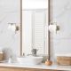 OPVIQ Zidna lampa Antique 7141, zlatna/bela - EP3008143