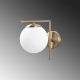 OPVIQ Zidna lampa Antique 7141, zlatna/bela - EP3008143