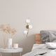 OPVIQ Zidna lampa 7147 Antique, bela/zlatna - EP3008149