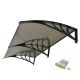 Nadstrešnica Aluminijumska 200x150cm Crna Bronza 5mm - EP3270405
