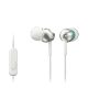 SONY Bubice sa mikrofonom MDR-EX110APW, bela - MDREX110APW.CE7