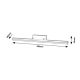 Rabalux Kupatilska rasveta Evan LED 12W mat crno (2166) - 2166