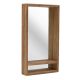 ENA Drveno zidno ogledalo 34x8x60 cm - 21907
