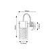 Rabalux Kupatilska rasveta Niagara E14 1x MAX 40W hrom (2194) - 2194-1