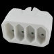 home Strujni razdelnik sa 4 utičnice - NV 24/WH - EP2133627