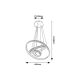 Rabalux Visilica Avalon LED 75W brušeni aluminijum (2230) - 2230-1