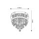 Rabalux Plafonjera Pallas LED 20+ E14 3x MAX 40W hrom (2236) - 2236