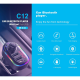 FM transmiter C12 USB PD Bluetooth 5.0 12-24V handsfree crni - EP2877018