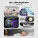 Prenosni ventilator Fantech PAC4 Light sivi - EP2848066