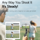 Tripod stabilizator Q19 smart AI sa selfie stickom i LED svetlom crni - EP2851133