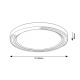 Rabalux Plafonjera Triton LED 40W bela (2249) - 2249-1-1-1