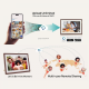 Digitalni foto ram Arzopa 10,1'' Gold Metal 32GB - EP2848769
