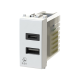 Utičnica USB CA 20W Vimar Arke bela 4B.V19B.USB.30 - EP2846437