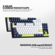 Tastatura mehanička Gaming Fantech MK877S RGB Atom 87S Mori plava (rosie switch) - EP2870905