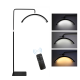 Podna LED lampa Half moon crna - EP2943794