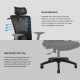 Stolica Office Fantech OC-A258SV2 siva - EP2934163