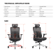 Stolica Office Fantech OC1 PRO Ergonomska siva - EP3034626