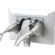 Utičnica USB P503 (1 suko+2 bipasso+2 USB C) Vimar Plana bela 4BUSBP503.V14 - EP3042523