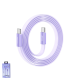 Data kabl REMAX Ultimate Series CB35 65W Ultra-Thin Fast Charging Type C na Type C 1.2m ljubicasti - EP3127839