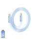 Data kabl REMAX Ultimate Series CB35 65W Ultra-Thin Fast Charging Type C na Type C 1.2m plavi - EP3127776