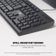 Combo miš i tastatura Fantech GO KM-101 crni - EP3148566