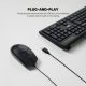 Combo miš i tastatura Fantech GO KM-101 crni - EP3148566