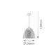 Rabalux Visilica Manorca E27 1x MAX 40W crna (2277) - 2277-1-1