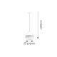 Rabalux Visilica Kaia E27 1x MAX 40W bela (2279) - 2279-1-1