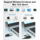 Adapter Type C - USB 3.0 JWD na 2x HDMI 60Hz sivi - EP3194989
