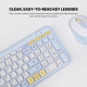 Combo miš tastatura wireless Fantech WK-901 GO crni - EP3196183