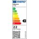 Rabalux Plafonjera Rasmus LED 22W srebrna (2290) - 2290-1-1