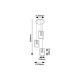 Rabalux Visilica Indigo E27 3x MAX 40W crna (2293) - 2293-1-1-1