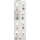 Rabalux Noćna svetla Lydia E14 1x MAX 40W mat crno (2296) - 2296-1-1