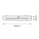 RABALUX Svetiljka -strela T5&T8 Band light G13 T8 10W - 2301-1-1-1