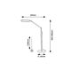 Rabalux Stona lampa Podne lampe Draco LED 13W crna (2310) - 2310-1