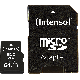(Intenso) Micro SD Kartica 64GB Class 10 sa adapterom - SDXCmicro+ad-64GB/Class10 - EP2952421