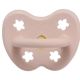 HEVEA Okrugla cucla od prirodne gume (0-3 mes) Puder roza - 234311