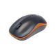 MANHATTAN Miš Wireless Success 179409, Black/Orange - 37938-1