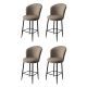 HANAH HOME Set barskih stolica 4/1 Dexa, kapućino - 240CHR1112