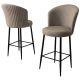 HANAH HOME Set barskih stolica 4/1 Dexa, kapućino - 240CHR1112