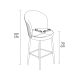 HANAH HOME Set barskih stolica 4/1 Dexa, kapućino - 240CHR1112