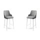 HANAH HOME Set barskih stolica Enox 2/1, siva/bela - 240CHR1322