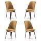 HANAH HOME Set trpezarijskih stolica 4/1 Dexa, kapućino - 240CHR1396