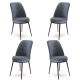 HANAH HOME Set trpezarijskih stolica 4/1 Dexa, siva - 240CHR1397