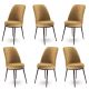 HANAH HOME Set trpezarijskih stolica 6/1 Dexa, kapućino - 240CHR1402