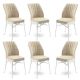 HANAH HOME Set trpezarijskih stolica Flex 6/1, krem/bela - 240CHR1434