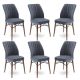 HANAH HOME Set trpezarijskih stolica 6/1 Flex, siva - 240CHR1448